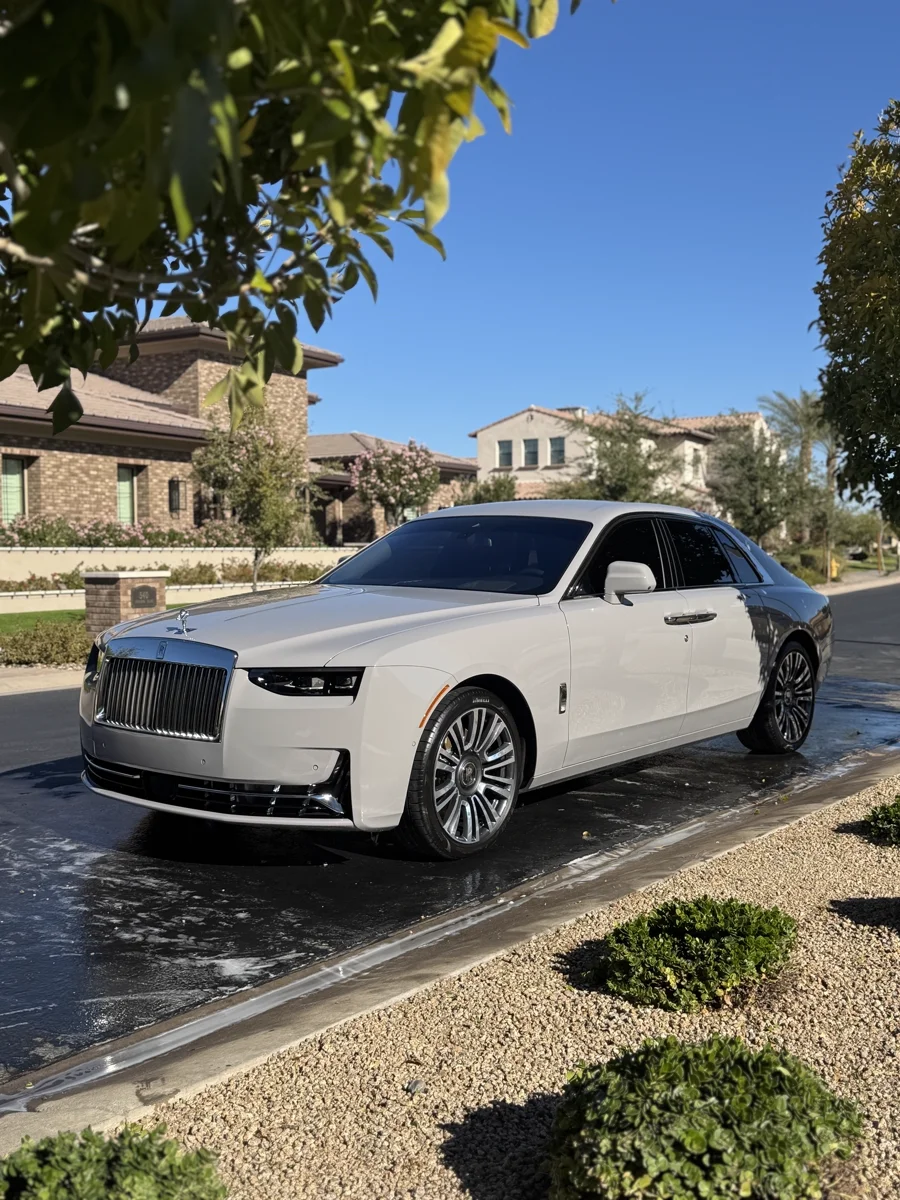 Express Wash luxury vehicle detailing example